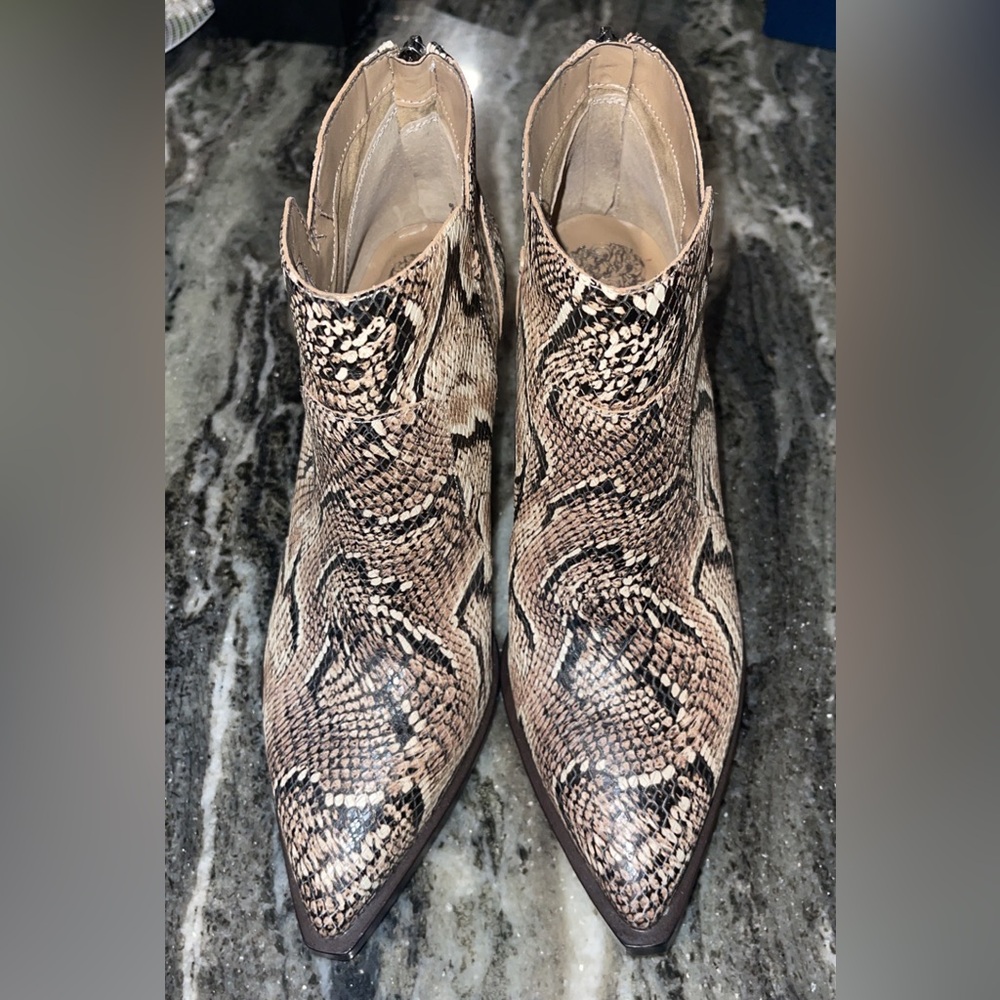 Vince Camuto Snake Skin Boots